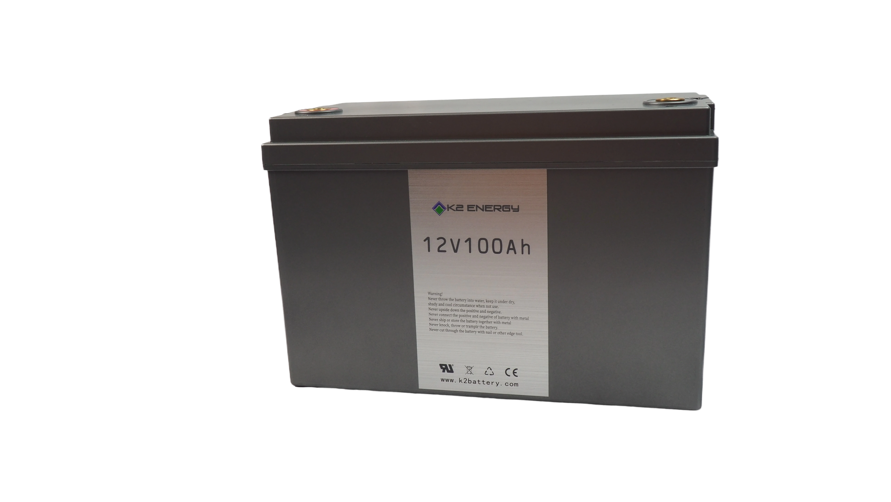 K2 Lithium 12V 100AH Deep Cycle LIFEPO4 Battery